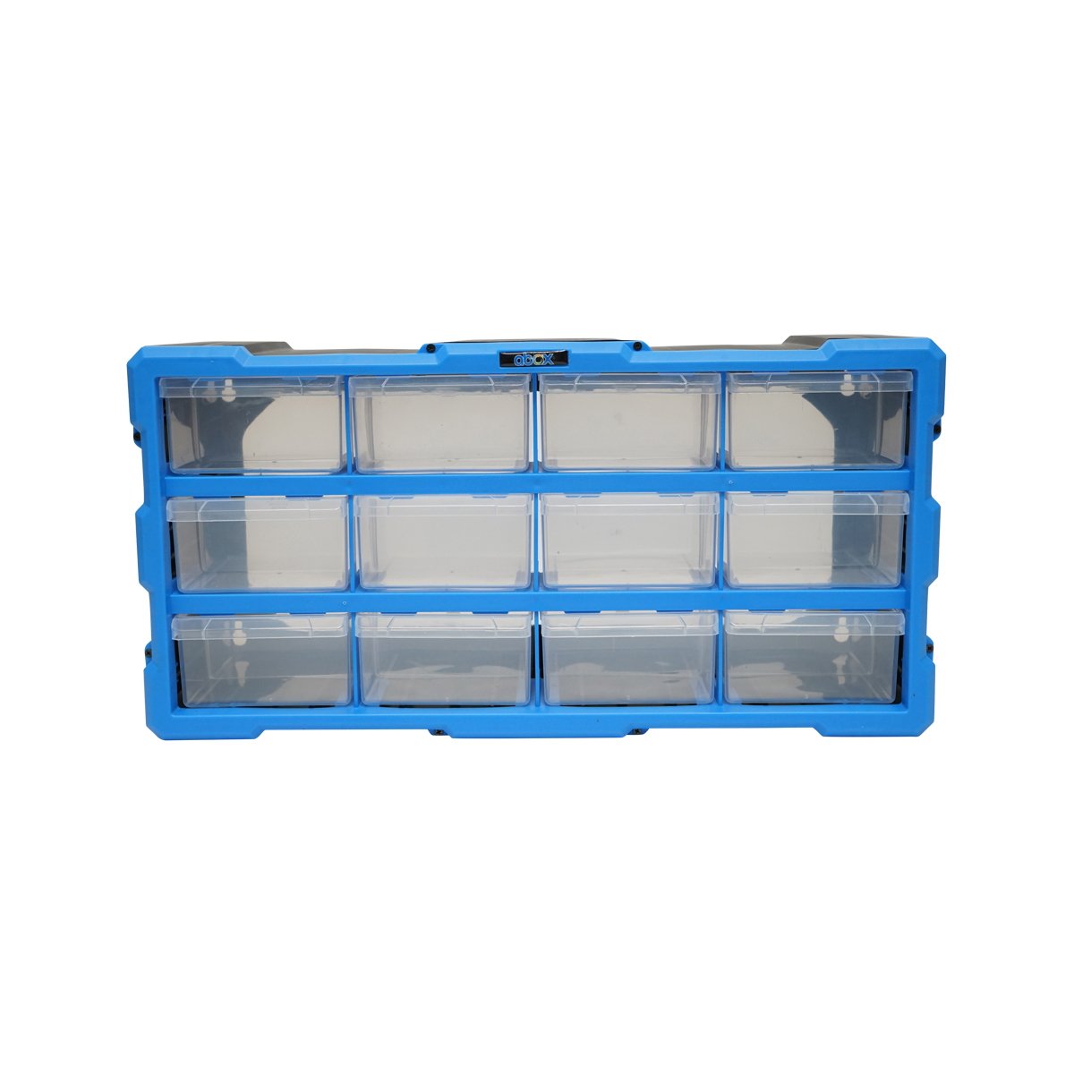 Cutie depozitare albastra din plastic modulara, 12 sertare 497x157x250mm Breckner Germany